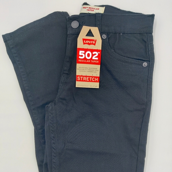 Boys Size 10 Black Levi's 502 Jeans - Picture 2 of 4